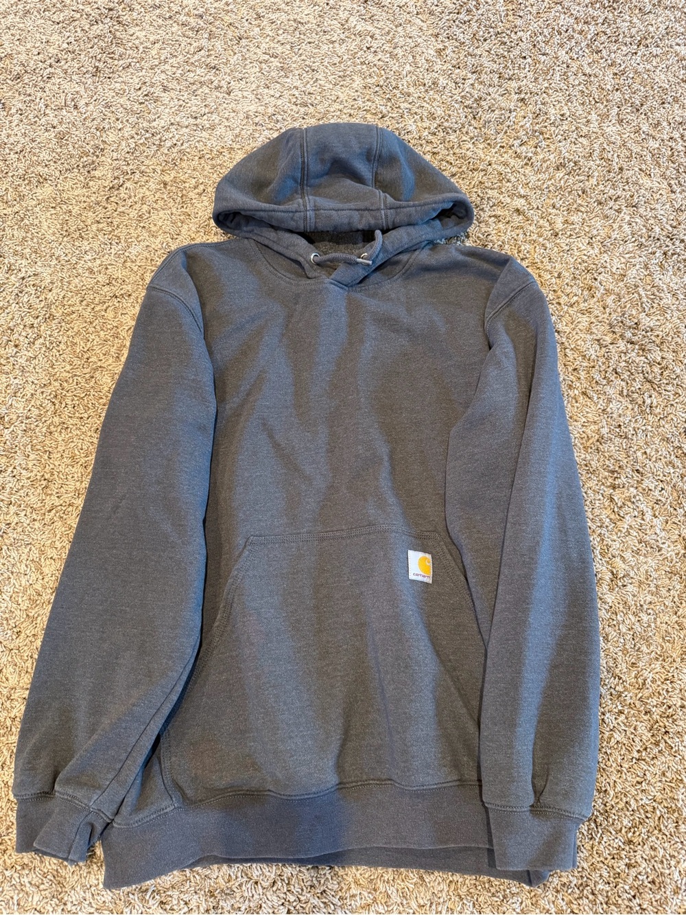 Carhartt Charcoal Hooded Pullover Sweatshirt